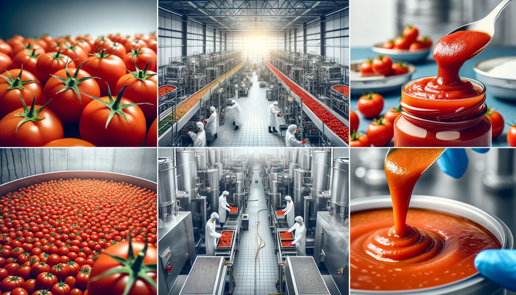 Tomato paste factory